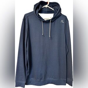 Rhoback Men’s Hesi Performance Hoodie - The Capitol - Stateside Dot & Navy - M